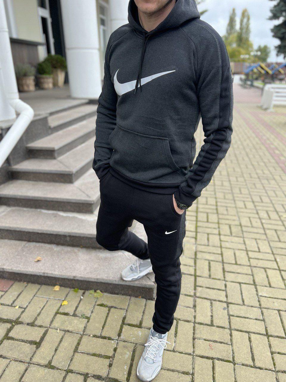Теплий спортивний чоловічий костюм Nike Color