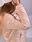 Куртка жіноча демісезонна рожева код П517, фото 3
