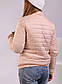 Куртка жіноча демісезонна рожева код П517, фото 4