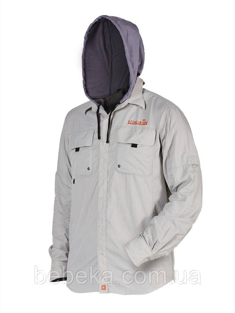 Сорочка з капюшоном та захистом від "UV" Norfin FOCUS HOOD (nylon RipStop, довг.рукав) / S (657001-S)