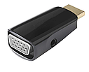 Конвертер перехідник адаптер HDMI to VGA + Jack Audio 3.5мм, фото 4