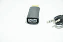 Конвертер перехідник адаптер HDMI to VGA + Jack Audio 3.5мм, фото 6