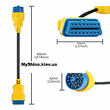 Перехідник для діагностики AUTOOL BMW 20 pin на OBD2 40cm, фото 2