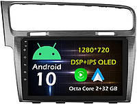 Автомагнитола Volkswagen Golf 7 MK7 2013-2017 Bestycar 10.1''Android Car Stereo Radio Bluetooth