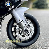 ᐉ Дитячий мотоцикл BMW S1000 RR, Електромотоцикли для дітей 18-36 міс JT5188L-2 чорно-білий, фото 7