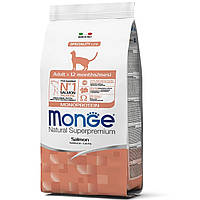 Monge (Монж) Cat Monoprotein Adult Salmon сухой корм для котов с лососем 0.4 кг