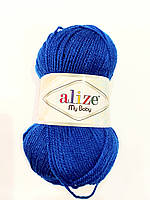 Нитки для в'язання пряжа акрилова дитяча Baby YarnArt, 100% акрил 150 метрів,  501, голубий