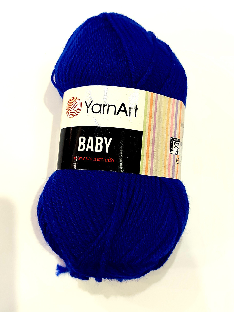 Нитки для в'язання, пряжа дитяча акрилова Baby YarnArt, 100% акрил 150 метрив, синій