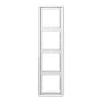 Рамка 4-м JUNG LS990 белый