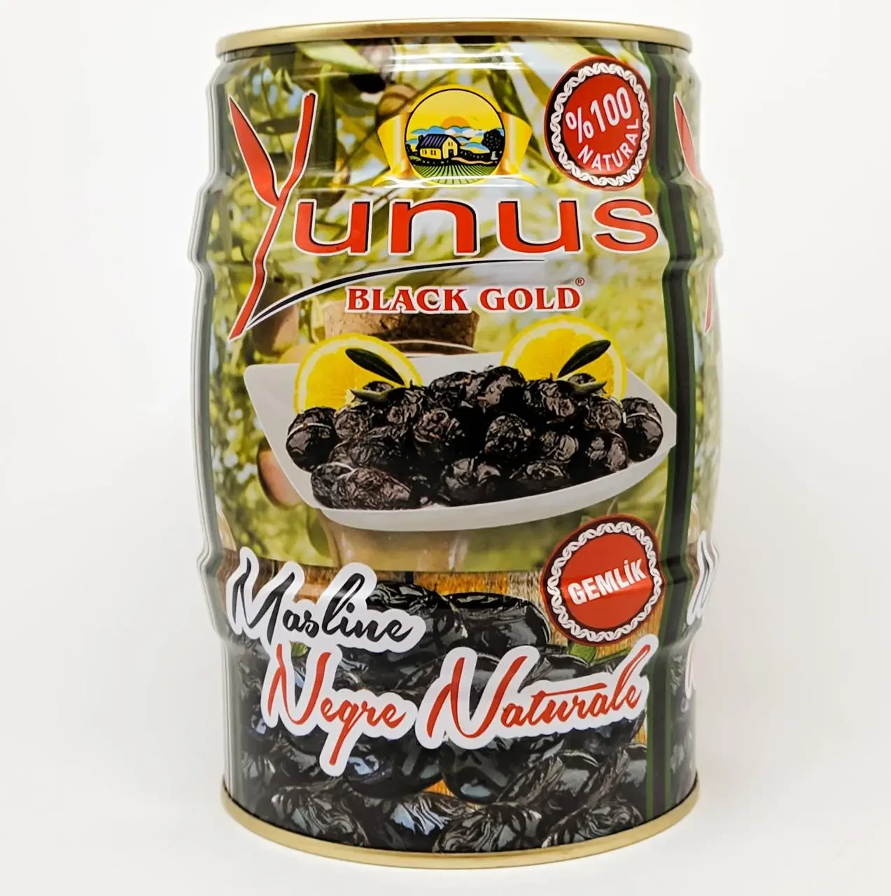 Маслины вяленые Yunus Black Gold с косточкой 1 кг.