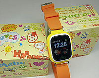 Дитячі розумні смарт годинник з GPS координатором Baby Smart Watch Q90 Orange