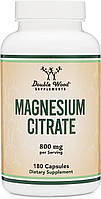 Double Wood Magnesium Citrate / Магній цитрат 180 капсул