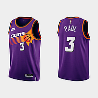 Баскетбольная фиолетовая джерси Крис Пол 3 Финикс Phoenix Suns Cris Paul 2022-23 Classic Edition Jersey Purple