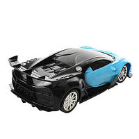 Машинка з пультом керування Bugatti Robot Car Size 1:18 220х92х60 мм Синя