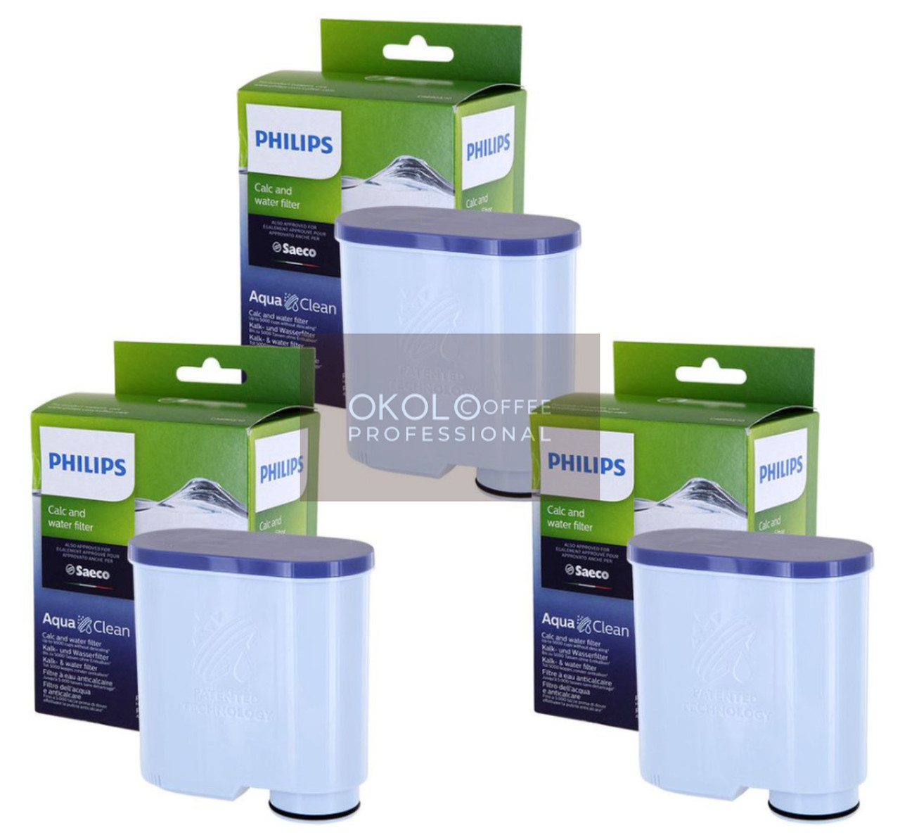 Набор фильтров, фильтр Philips (Saeco) AquaClean для очистки воды в ...