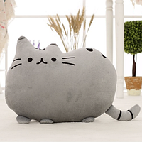 Мягкая игрушка подушка кот Пушин Pusheen LITZY серый