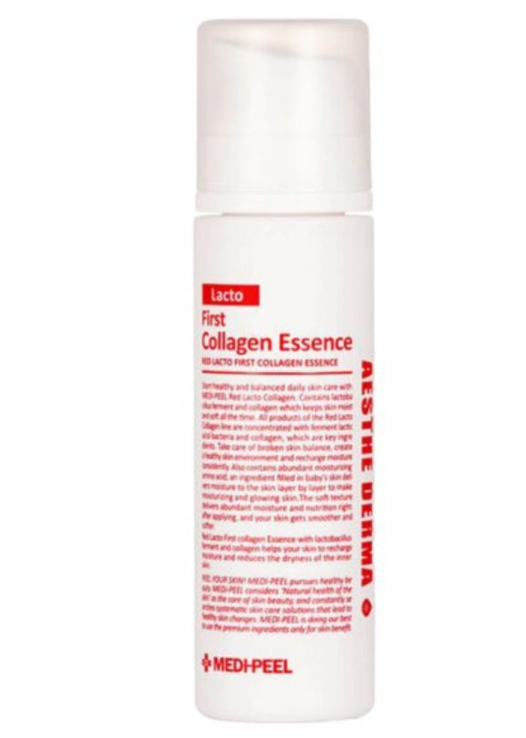 Medi-Peel Red Lacto First Collagen Essence 140 ml - Есенція з лактобактеріями і колагеном, фото 1