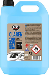 Омивач скла зимовий K2 -22 °C Claren Windshield washer 5 л (K20555)