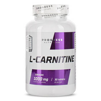 Жироспалювач Progress Nutrition L-Carnitine 1000 mg 30 tab