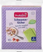 Салфетка губчатая Profissimo Schwammtücher, 5 St 5шт. /3352/
