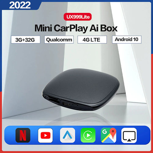 Купить Автомобильный CarPlay Mini Box UX999 Lite / 32 ГБ / Android 13, цена 5279 ₴ — Prom.ua
