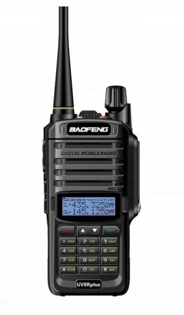 Рація Baofeng BF-UV9R Plus з ліхтарем, до 10 км, радіостанція для мисливців, рибалок, будівельників, охорони MNG