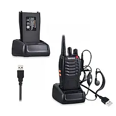 Рація Baofeng Kit-BF888s комплект 2 шт 16 каналів, для мисливців, рибалок, будівельників, охорони MNG, фото 3