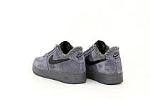 Чоловічі кросівки Nike Air Force 1 Low Grey (с мехом) ALL01044, фото 6