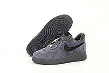 Чоловічі кросівки Nike Air Force 1 Low Grey (с мехом) ALL01044, фото 3