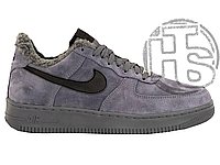 Мужские кроссовки Nike Air Force 1 Low Grey (с мехом) ALL01044