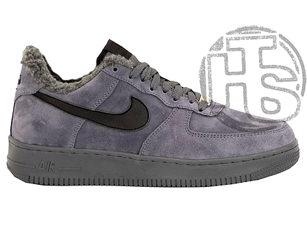 Чоловічі кросівки Nike Air Force 1 Low Grey (с мехом) ALL01044, фото 1