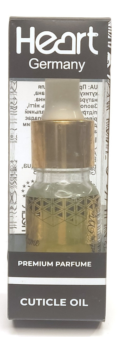 Heart,Масло для кутикули парфумована, 15мл Believe Me (Чорна Коробка)