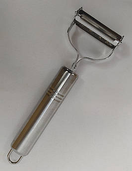 Професійна двостороння овочечистка-шатківниця 5 см з нержавіючої сталі, полегшений корпус