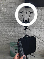 Профессиональная Кольцевая Лампа SLP-G500 45 см 55Вт СУМКА+ПУЛЬТ+Штатив 2м ОРИГИНАЛ!