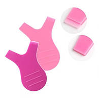 Аплікатор для завивки 1 шт (рожевий/малиновий)