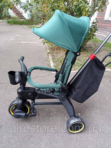 Складной велосипед с родительской ручкой, беговел, толкач, коляска 5в1 ...