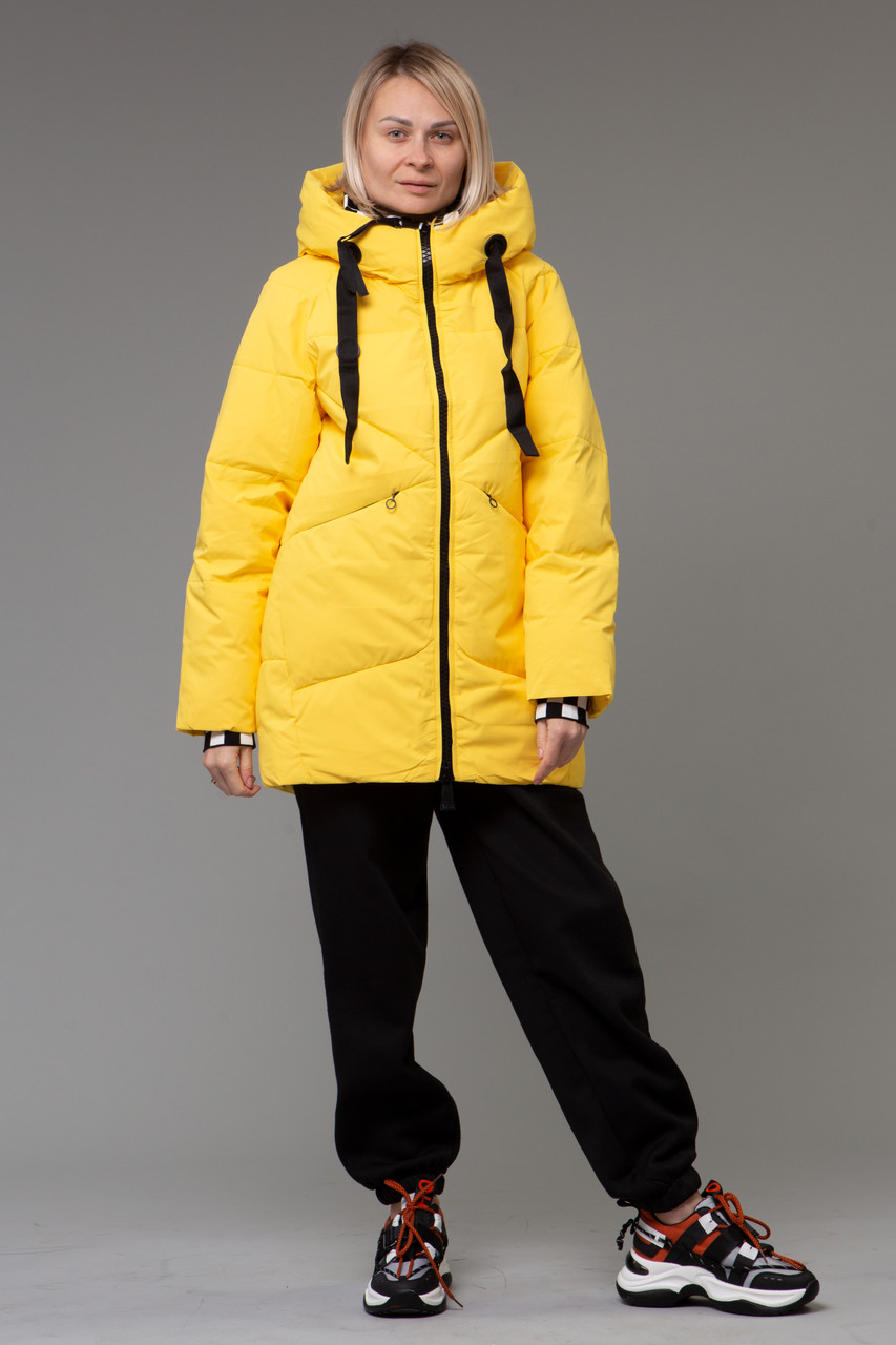 Пуховик TOWMY 3373 bright yellow, фото 1