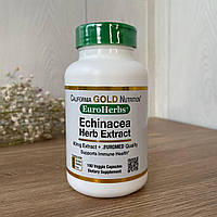 California Gold Nutrition, EuroHerbs, экстракт эхинацеи, 80 мг, 180 вегетарианских капсул