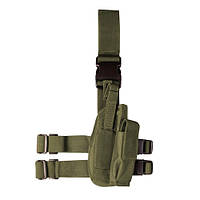 Кобура набедренная KOMBAT UK Tactical Leg Holster цвет Oliva kb-tlh-olgr