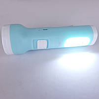 Світлодіодний LED ліхтарик ручний акумуляторний 1 ват + 1 ват COB Sneha (99782615-15-31), фото 2
