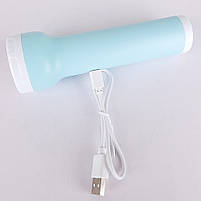 Світлодіодний LED ліхтарик ручний акумуляторний 1 ват + 1 ват COB Sneha (99782615-15-31), фото 4