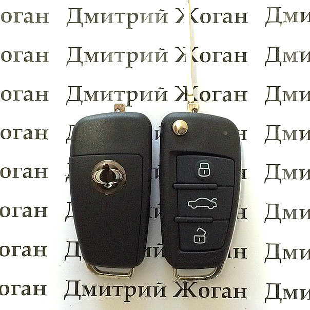 Выкидной Ключ для Ssang-Yong Rexton, Actyon (Санг Йонг) 3 Кнопки, ID48 ...