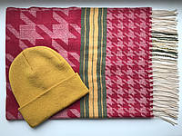 Комплект шарф и шапка мягкий и теплый