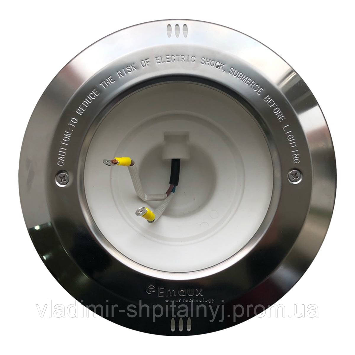 Emaux Корпус прожектора Emaux PAR56 NP300-S (без лампи) S/S накладка, латунні вставки, уцінка