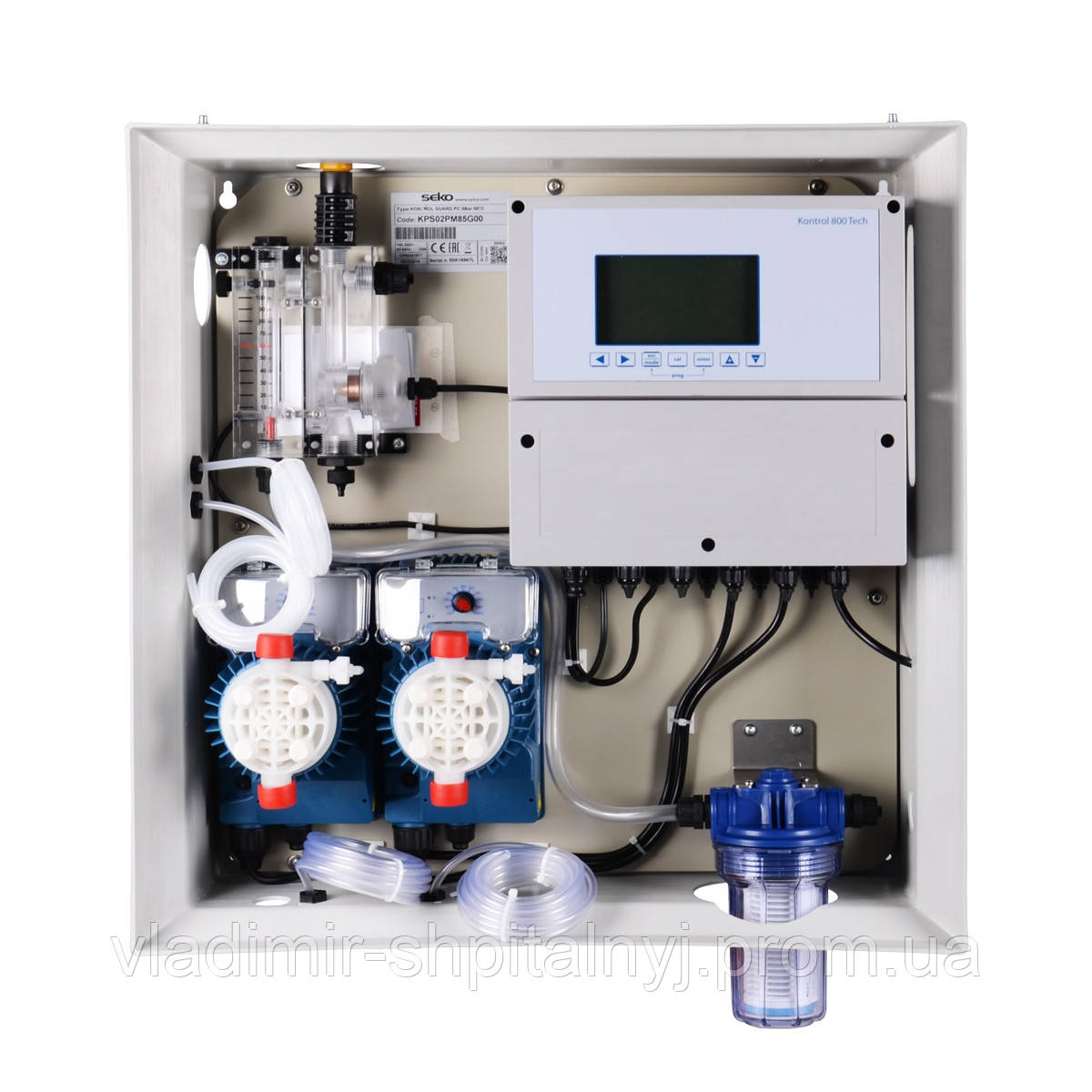 Aquaviva Панель управління дозації Aquaviva K800 Kontrol pH-Cl-t° в зборі