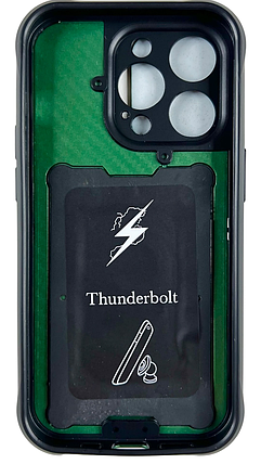 PC + TPU чохол Camshield armor для iPhone 14 Pro / зелений, фото 3