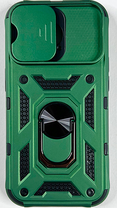 PC + TPU чохол Camshield armor для iPhone 14 Pro / зелений, фото 2