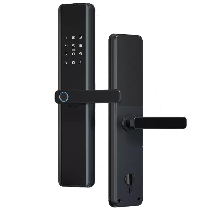 Електронний дверний замок NaviCat K1/M1 з підтримкою програми TUYA Black, фото 1