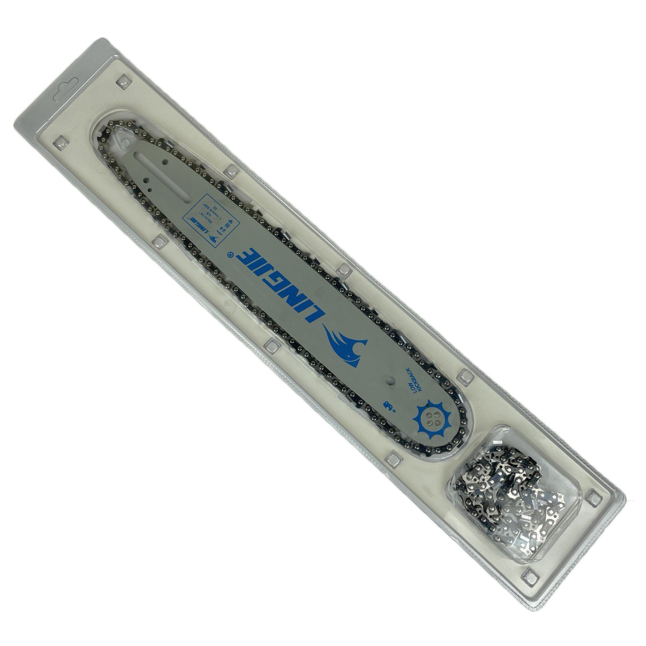 Шина + 2 ланцюга 14"х3/8х52 35см для бензопили, фото 1