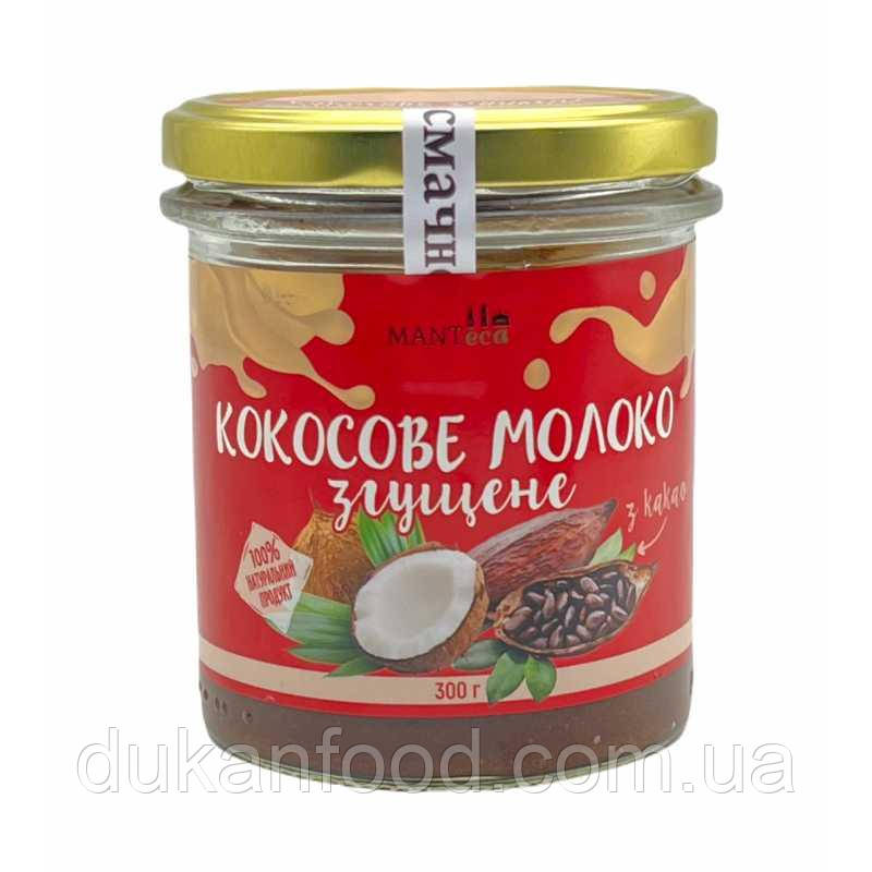 Згущене молоко кокосове з какао, Manteca, 300 г.